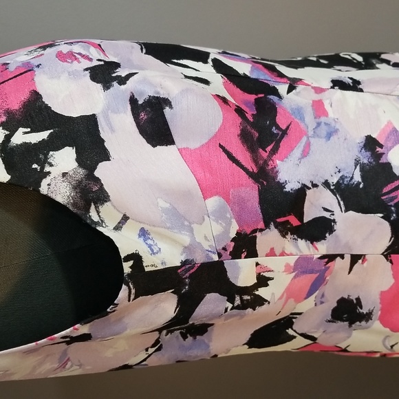 Black Label Evan Picone floral sheath dress with size 10 - 2 piece match jacket - Picture 7 of 17